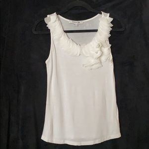 Classy white tank top